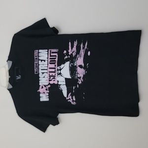 XX Machine Gun Kelly Black, Pink & White Short Sleeve T-Shirt S
